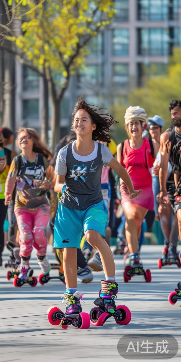 乐动体育轮滑K:尽情领略运动的激情与欢乐时光